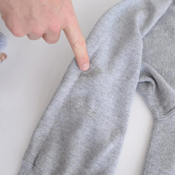 VTG Gildan  Delasalle Pilots Embroidered Purple Gray Collegiate Crewneck Sweater - Picture 9 of 9